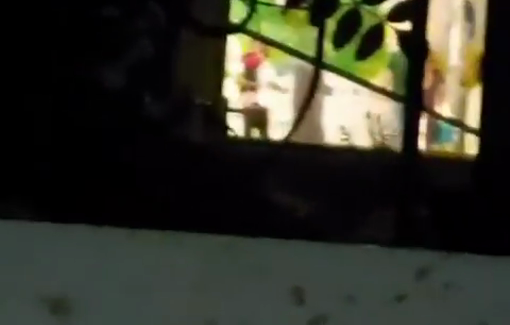 Thumbnail preview image for the video titled: Israeli troops force residents to leave their homes near the Qasaba Diwan in Nablus