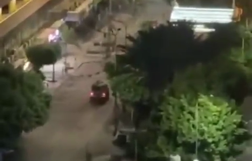 Thumbnail preview image for the video titled: Raid on Nablus by the Israeli forces