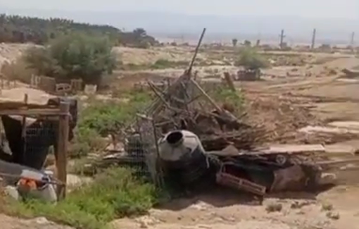 Thumbnail preview image for the video titled: Aftermath of ethnic cleansing of the community of Deir Hajla