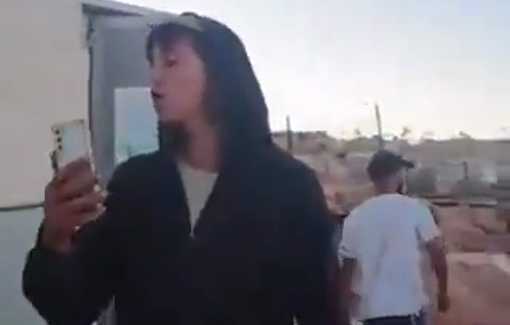 Thumbnail preview image for the video titled: Dozens of settlers storm the Shakara community east of Duma