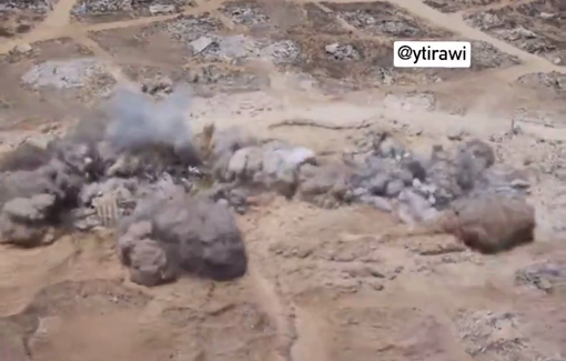 Thumbnail preview image for the video titled: IDF blows up Fourqan Elementary school in Al-Zaytoun, Gaza City