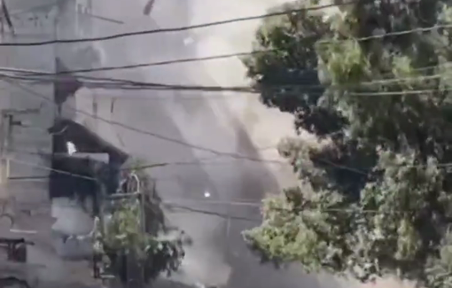 Thumbnail preview image for the video titled: Over 10 houses bombed by Israel in one day in Al-Shati camp