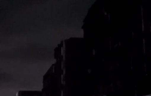 Thumbnail preview image for the video titled: Violent night bombing of Gaza City