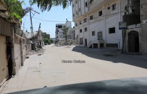 Thumbnail preview image for the video titled: Israeli strike on a house in the Sabra neighborhood in Gaza City