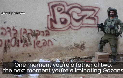 Thumbnail preview image for the video titled: IDF singer Barak Cohen Zada: "One moment you're a father of two, the next moment you're eliminating Gazans"