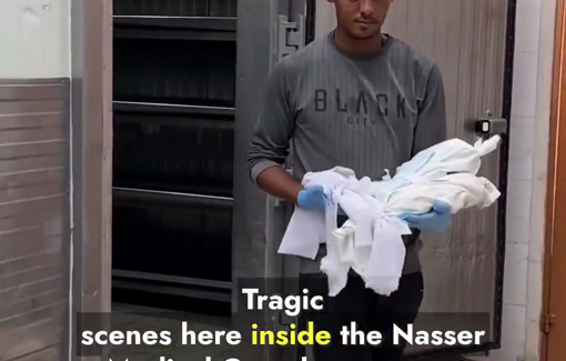 Thumbnail preview image for the video titled: 7 premature babies and fetuses killed in one week by Israel's blockade of essential nutrients