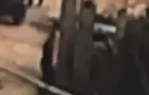 Thumbnail preview image for the video titled: Israeli soldiers force a Palestinian out of his home in the Al-Marah using him as a human shield