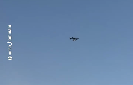 Thumbnail preview image for the video titled: As Israeli drone hovers and drops explosives, civilians unable to move freely