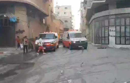 Thumbnail preview image for the video titled: Recovery of the bodies of Al-Jamla family massacred by Israeli bombing of their home