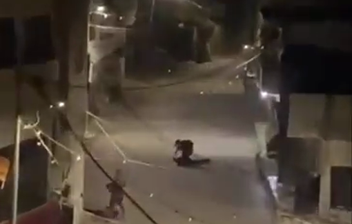Thumbnail preview image for the video titled: Several injured fater Israeli soldiers brutally assaulted youth in the town of Anin, west of Jenin