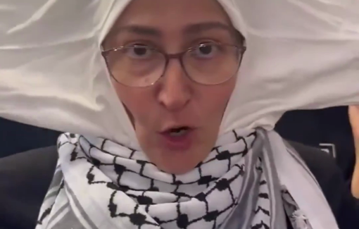 Thumbnail preview image for the video titled: Israeli Prison gurads forcibly tore off the headscarves of detained women and humiliating them