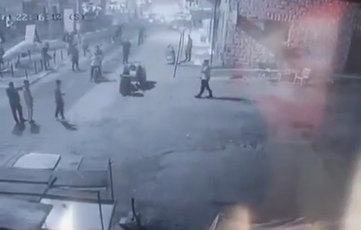 Thumbnail preview image for the video titled: The moment Israeli sniper shots dead the young Mohammad Salama in the center of Jenin