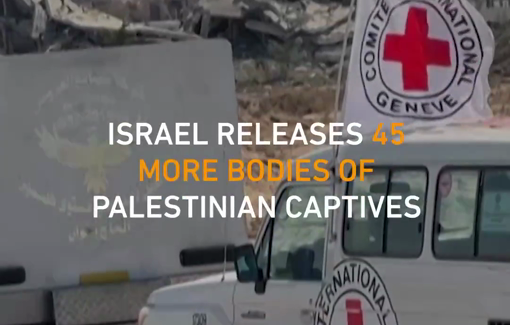 Thumbnail preview image for the video titled: Ceasefire deal: Israel returned 45 more Palestinians bodies through the ICRC