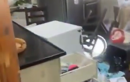 Thumbnail preview image for the video titled: Israeli forces arrested 7-year-old Mohammed Sabta and his mother during a raid on their home in Issawiya