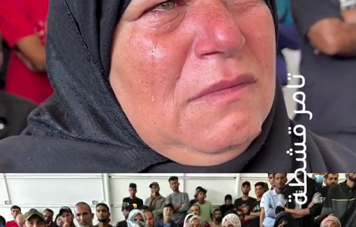 Thumbnail preview image for the video titled: A mother’s silent vigil: Searching for her son among the returned dead of Gaza"