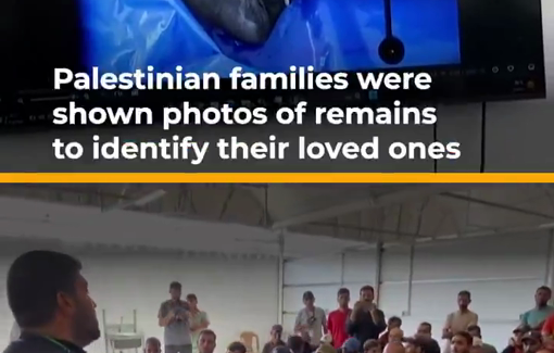 Thumbnail preview image for the video titled: Families endure agony identifying decomposed remains of returned bodies via photos