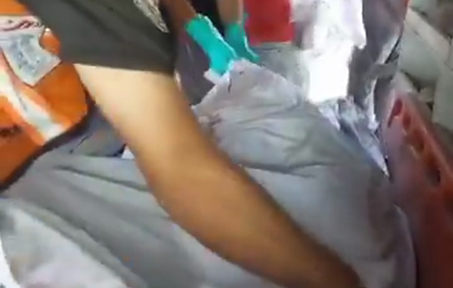 Thumbnail preview image for the video titled: Israel killed two families by shelling their car as they tried to reach their home in the Zaytoun neighborhood