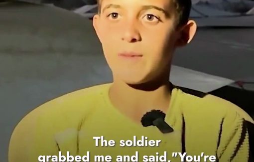 Thumbnail preview image for the video titled: 13 y/o Mohammad Sarhan's father was executed in front of him by the IDF while he was threatened and his mother beaten and abducted to Israeli prison