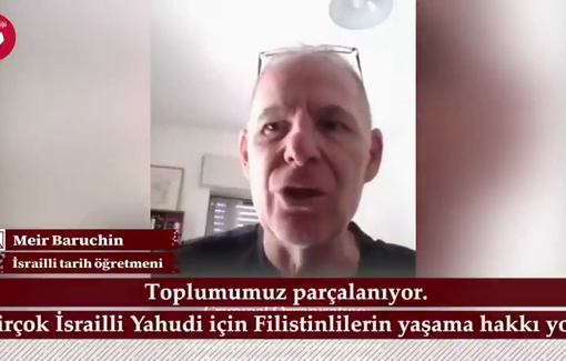 Thumbnail preview image for the video titled: Israeli historian Meir Baruchin: "“We are killing the Palestinians, looting their property, demolishing their homes, uprooting olive trees. I hope my country will be boycotted by the whole world.”