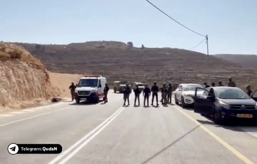 Thumbnail preview image for the video titled: Israeli forces assault ambulance teams and obstruct their work in Wadi Sa’ir