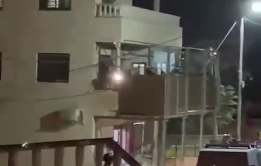 Thumbnail preview image for the video titled: Israeli raid on Al-Ram city in occupied Jerusalem