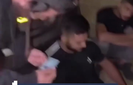 Thumbnail preview image for the video titled: MP Zvi Sukkot arrested two Palestinians from the West Bank for making a TikTok video.