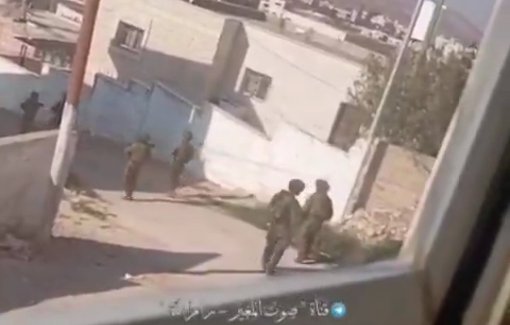 Thumbnail preview image for the video titled: Israeli troops stormed Al-Mughayyir and closed the village for 48 hours
