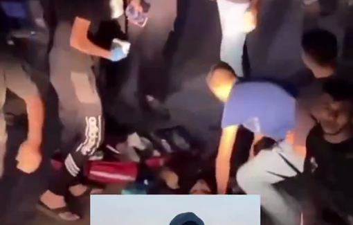 Thumbnail preview image for the video titled: The first moments after Israeli soldiers shot Abdul Rahman Darawsha with live bullets