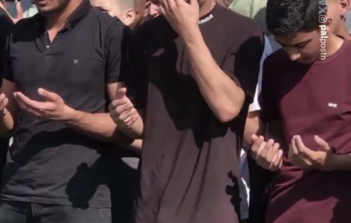 Thumbnail preview image for the video titled: Scenes of the funeral of Abdul Rahman Darawsha executed by Israeli forces