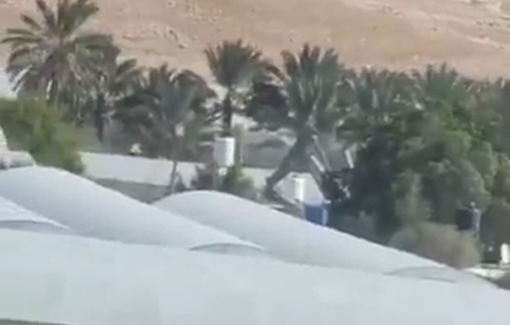 Thumbnail preview image for the video titled: Israeli bulldozers demolishin a Palestinian house in the village of Far’ash, east of Nablus