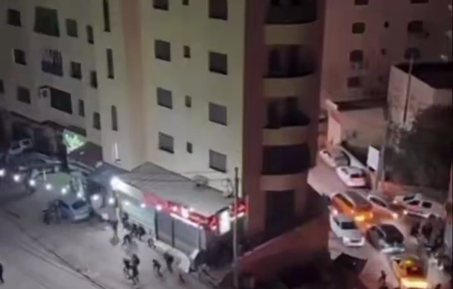 Thumbnail preview image for the video titled: The moment a boy was shot by the occupation forces during a raid on Kafr Aqab