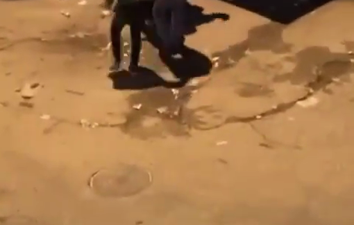 Thumbnail preview image for the video titled: The summary execution of an unarmed Palestinian teenager in Kafr Aqab by Israeli snipers