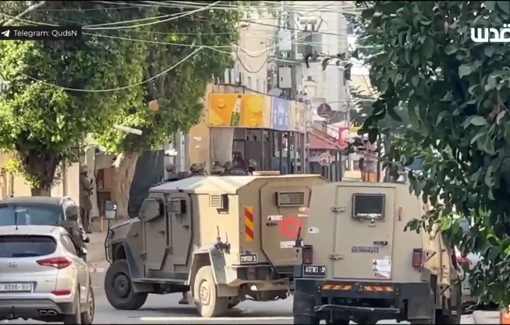 Thumbnail preview image for the video titled: Residents of Qalqilya confined to homes 24/7, enforced by Israeli patrols and snipers