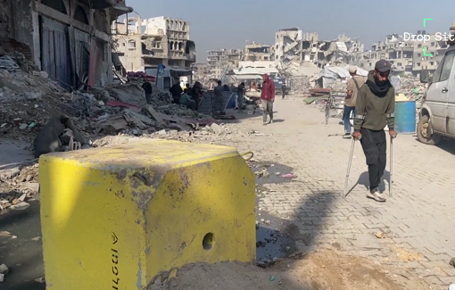 Thumbnail preview image for the video titled: Yellow blocks placed 231 meters further into Al-Sha'af, Shejaiya