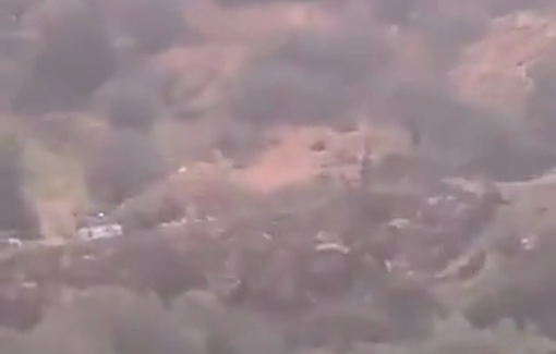 Thumbnail preview image for the video titled: Israeli settlers attack Palestinians’ vehicles at the entrance of the village of Bil’in