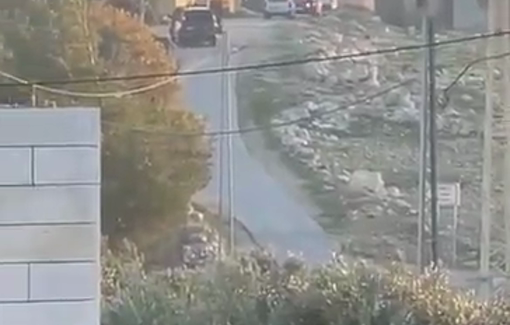 Thumbnail preview image for the video titled: Israeli Forces detain women in Kisan to pressure wanted husbands