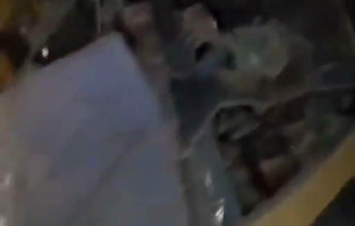 Thumbnail preview image for the video titled: An Israeli drone struck a bulldozer in the town of Meiss El-Jabal, southern Lebanon