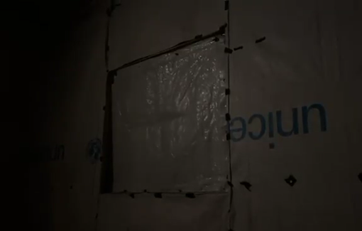 Thumbnail preview image for the video titled: An Israeli airstrike targeting the tents in al-Tuffah neighborhood, northeast Gaza City, nearly midnight