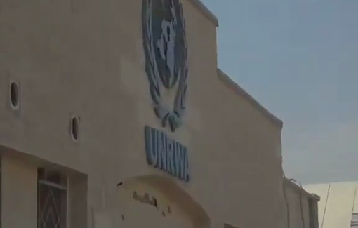 Thumbnail preview image for the video titled: Private Israeli companies are actively involved in demolishing Palestinian homes in Rafah